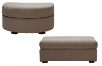 Pouf tissu ELEMENTAIRE rond ou carr Home Spirit