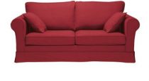 Canapé rouge Cordoue fixe ou convertible Home Spirit