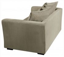 Canapé d'angle tissu gris Watson Home Spirit, fixe ou convertible