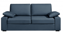 Canapé tissu bleu NEPTUNE fixe ou convertible Home Spirit