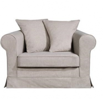 Fauteuil Cossima en tissu